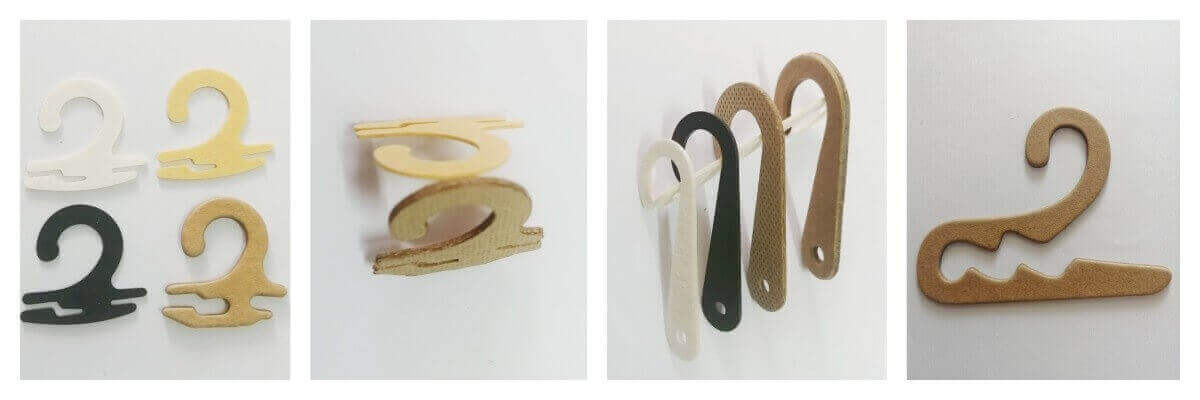 FSC custom Eco Friendly recycled kraft paper hooks for socks packaging