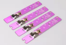 FSC Hot sale customized Eco friendly natural recyclable dog leash collar harness cardboard Craft paper card hangers