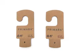 FSC 2023 hot sale Biodegradable recycled tie kraft paper card hooks for display