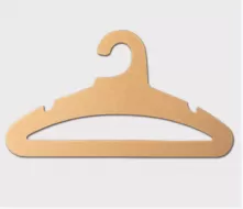 Customized printing FSC certified kraft paper cardboard coat hangers