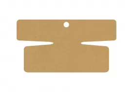 customized Biodegradable paper card board hangers for kerchief headcloth