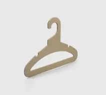 FSC 100% recycled certified kraft paper cardboard clothes hangers with logo printing