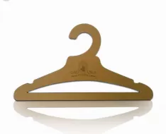 Supplier Custom Logo Recycled Kid Coat Hanger Packaging Cardboard Kraft Paper Hanger