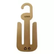 FSC Natural Recyclable sustainable kraft cardboard hangers for shoes Footwear shops