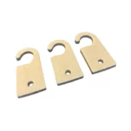 FSC 100% recycled stocks paper hooks cardboard hangers hooks for hats and gloves packaging display